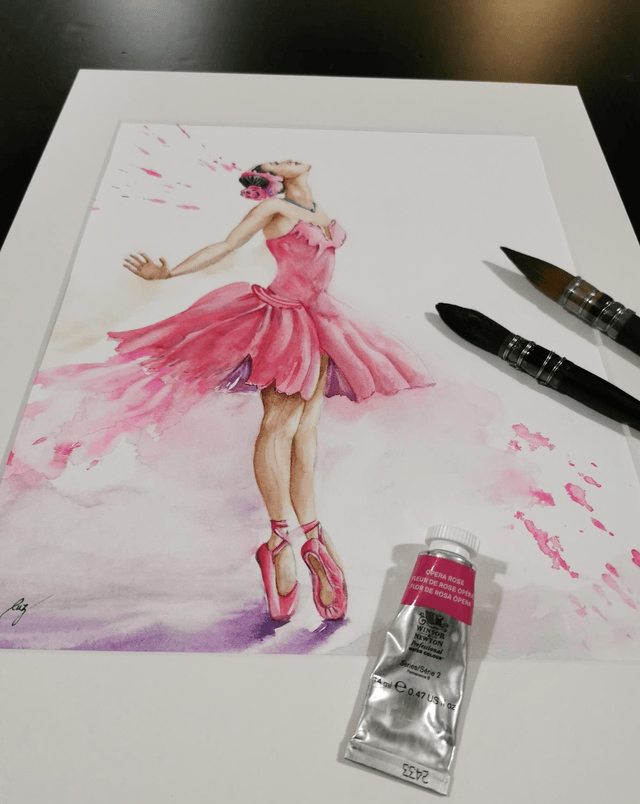 Ballerine rose Opéra 