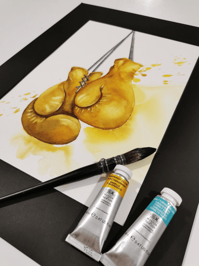 Yellow gloves