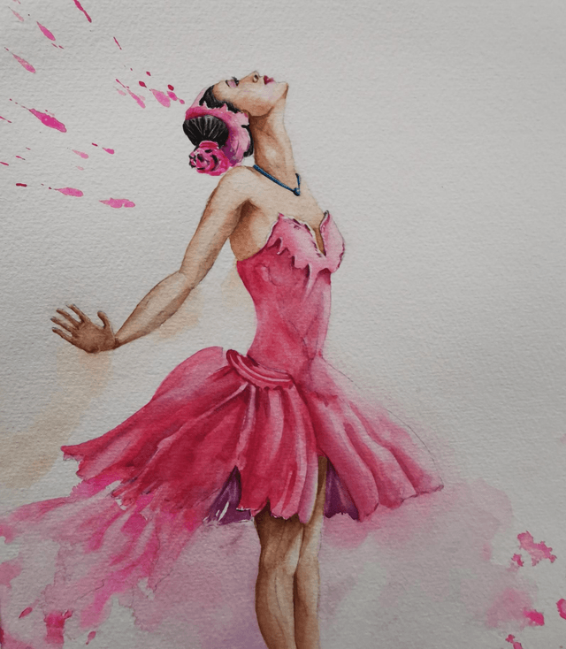Ballerine rose Opéra 